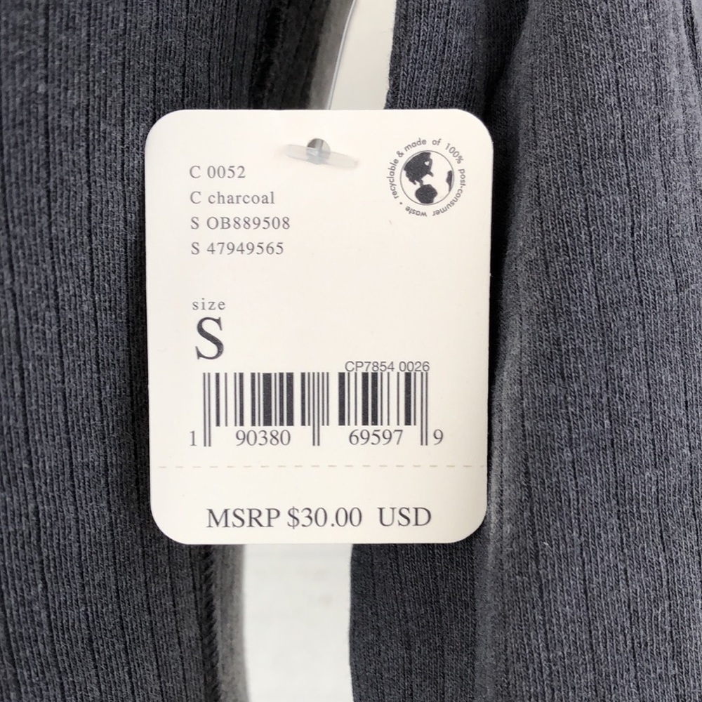 NWT Free People Intimately Rickie Top in Charcoal (Dark Gray) - Picture 6 of 12